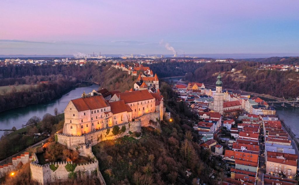 A Hill Town at Dusk After the Crowd Leaves