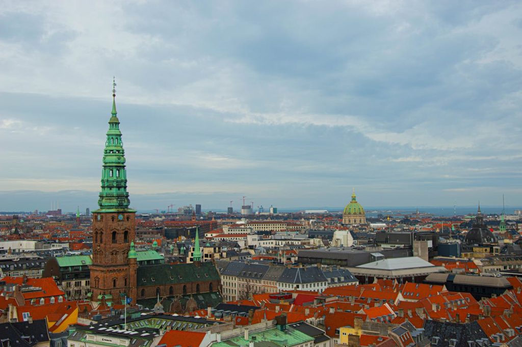 Bird's Eye View of Copenhagen City