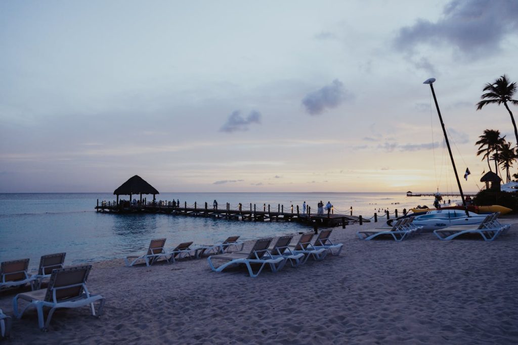An Empty Beach Before the Day Fills In