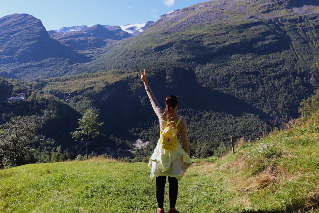 Golden-Hour Trailhead Hiker