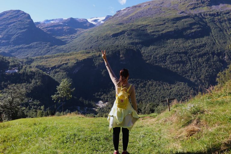 Golden-Hour Trailhead Hiker