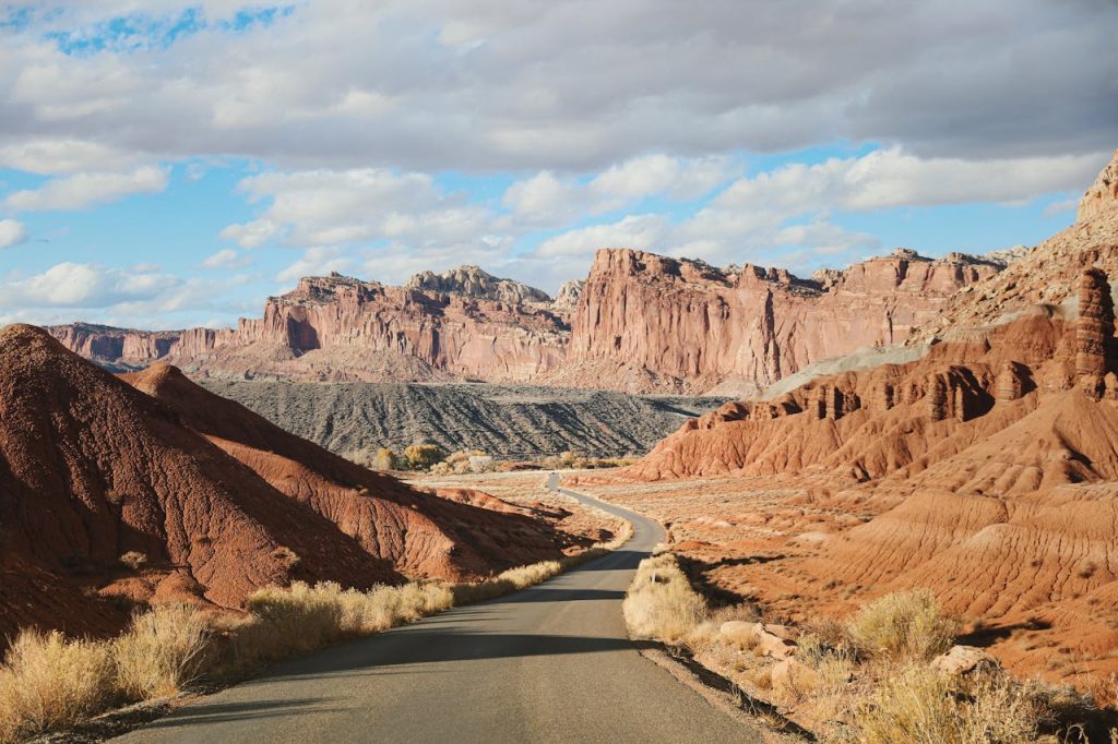 Scenic Drive Through Capitol Reef National Park