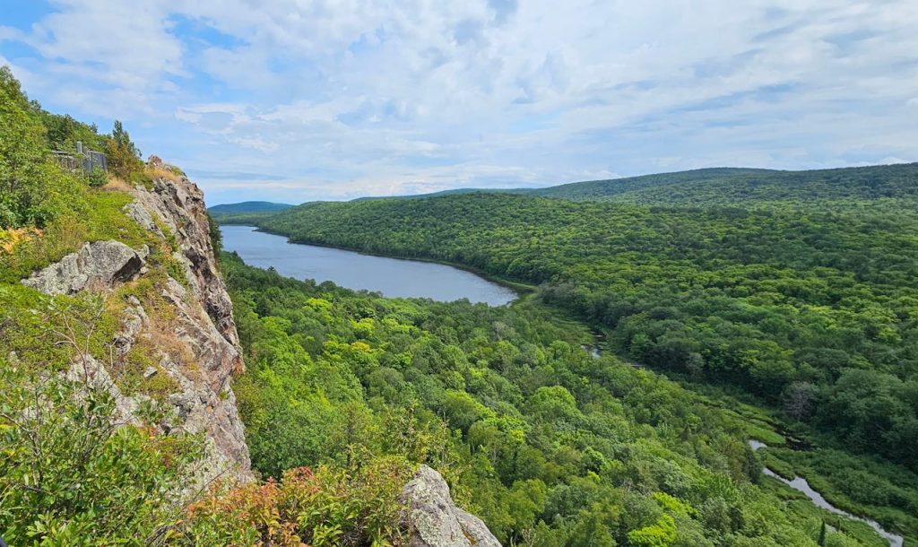 Scenic View of Lake of the Clouds, Porcupine Mountains