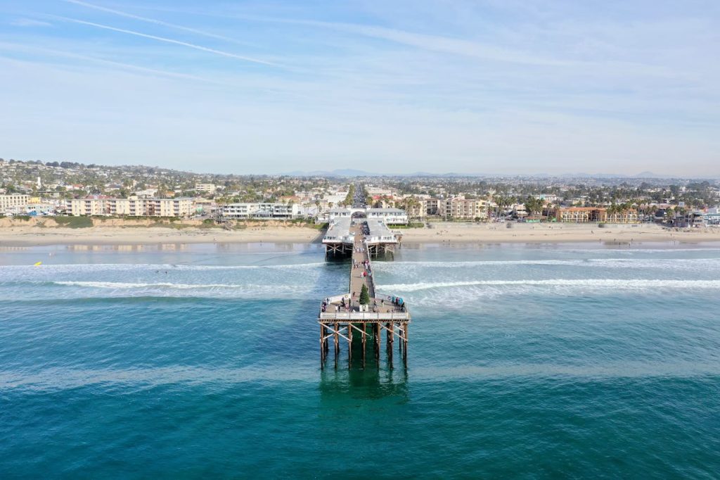 A Long Wooden Dock in San Diego, CA, United States