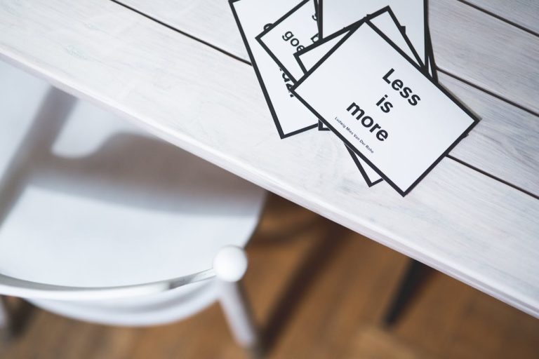 Less Is More and Honestly More Livable