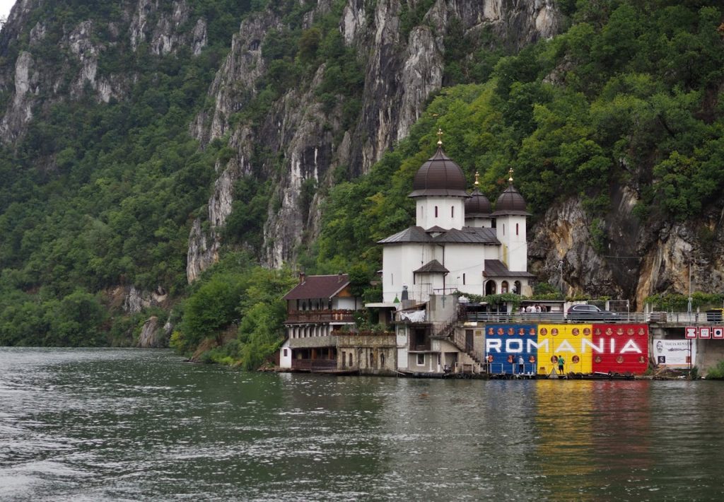 A Church by a Lake in Romania