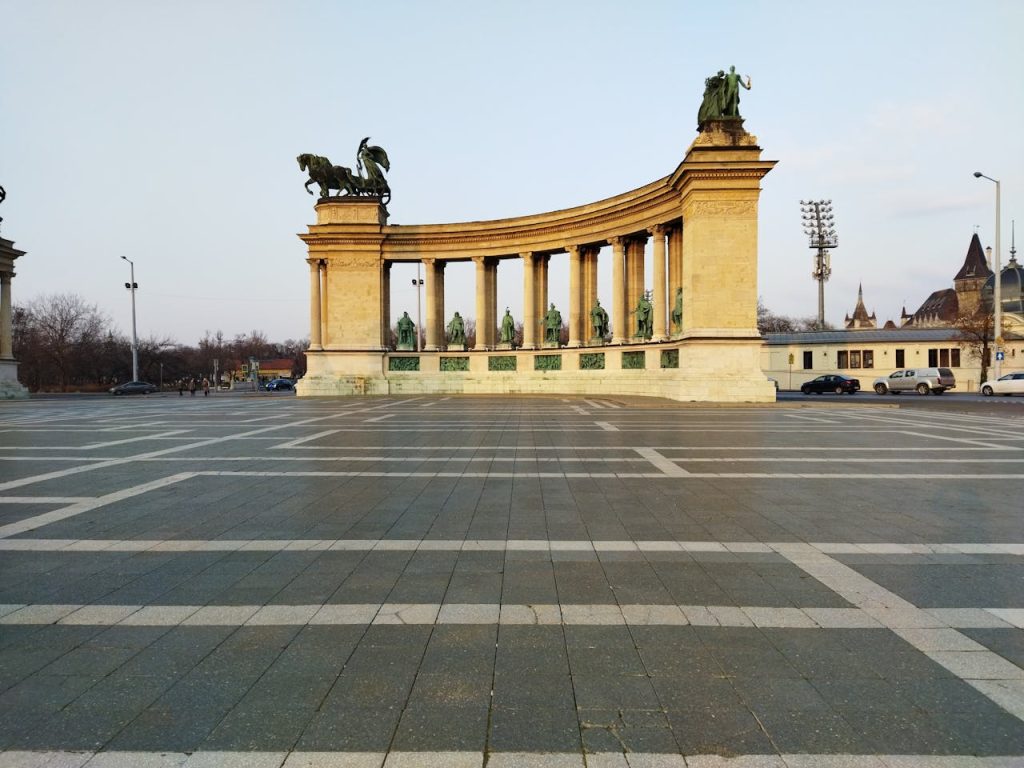 Architectural Monument in Budapest's Heroes' Square