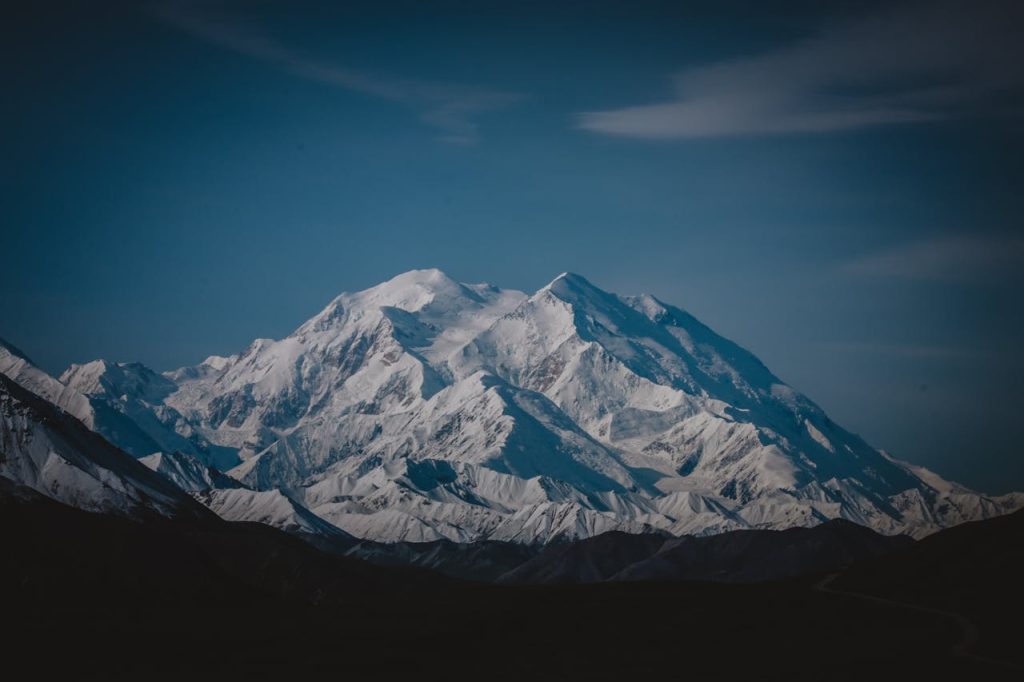 Majestic Alaskan Snow-Capped Mountains