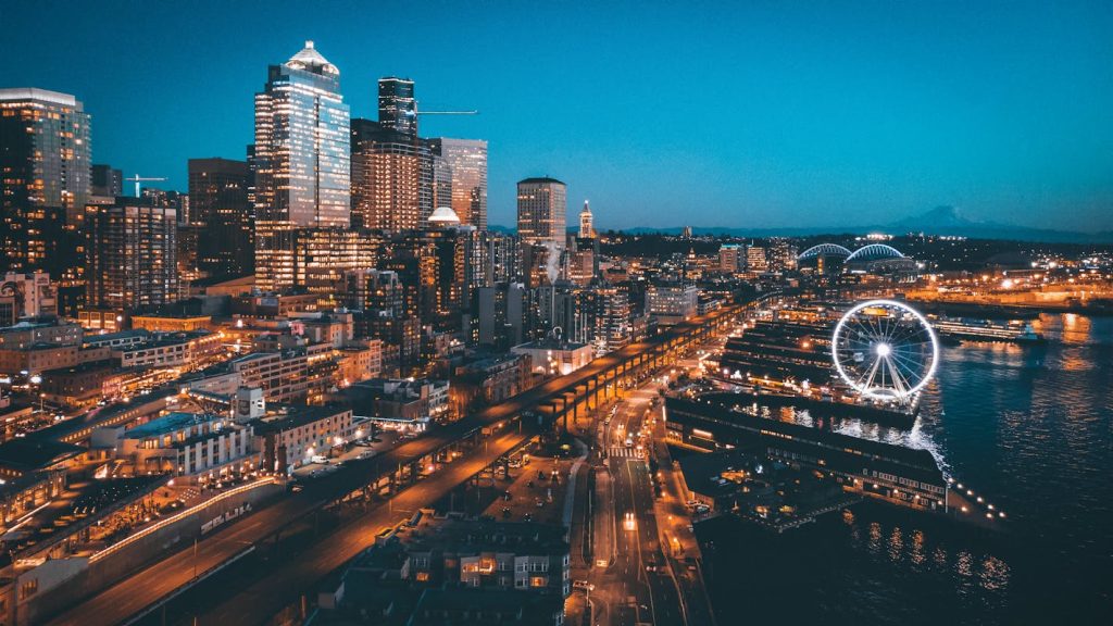 City Buildings Near Body Of Water in Seattle, WA, United States