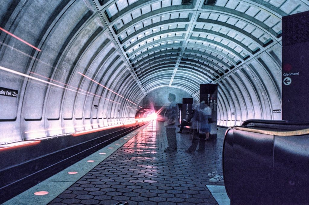 People Walking on Train Station, Washington, DC, United States