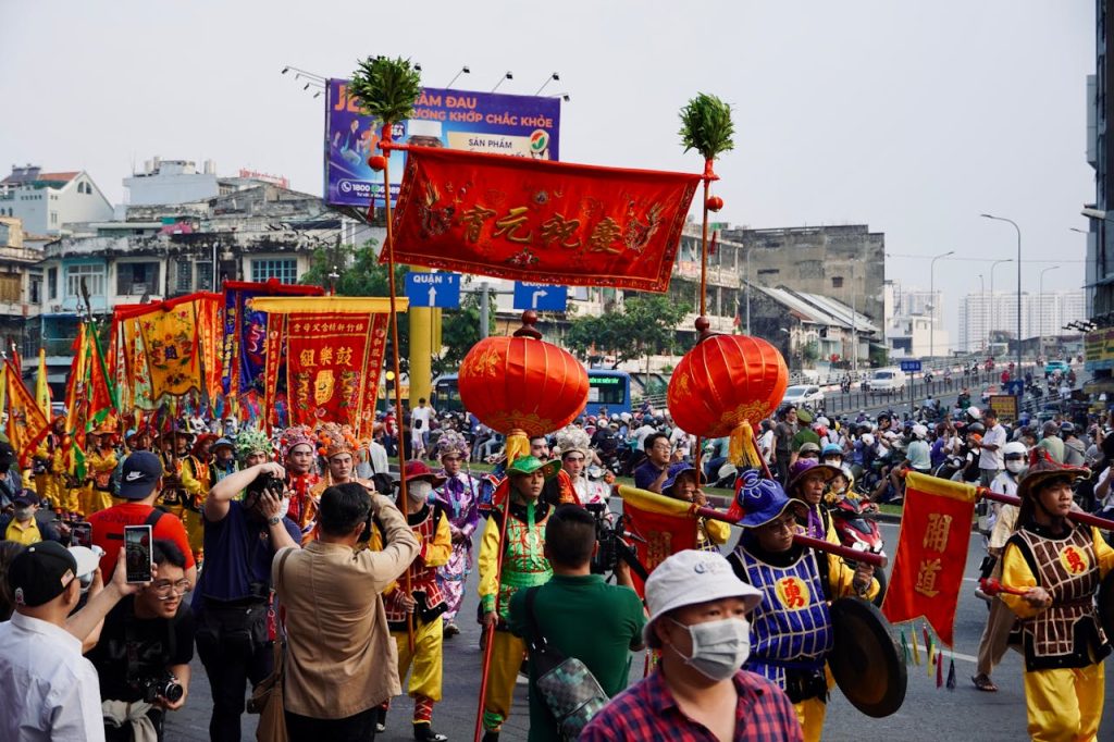 Festival Weekend In Overcrowded Streets