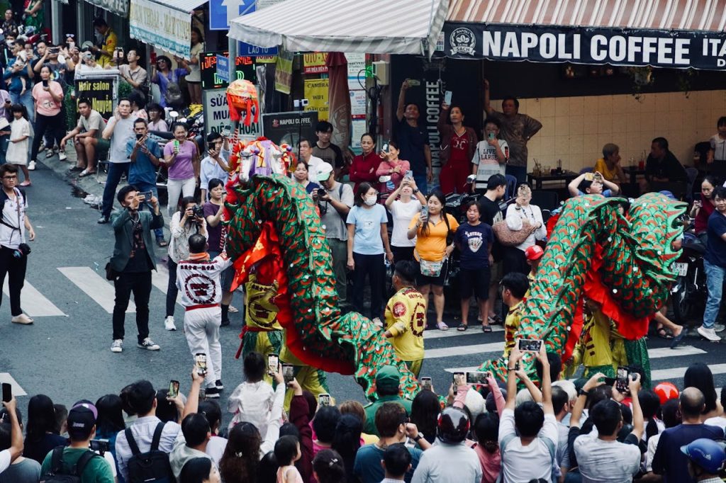 Festival Weekend In Overcrowded Streets