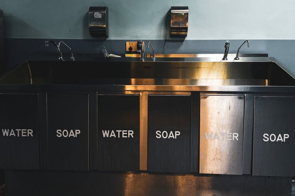 Handwashing Stations Run Dry