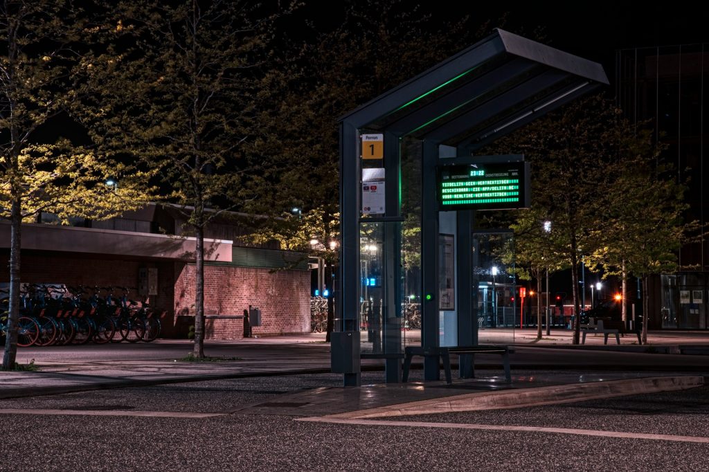 Late-Night Intercity Bus Connections