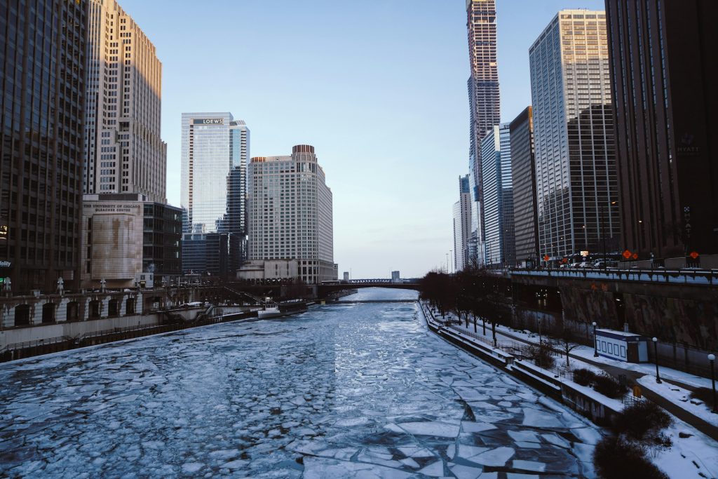 Chicago Riverwalk And The Loop