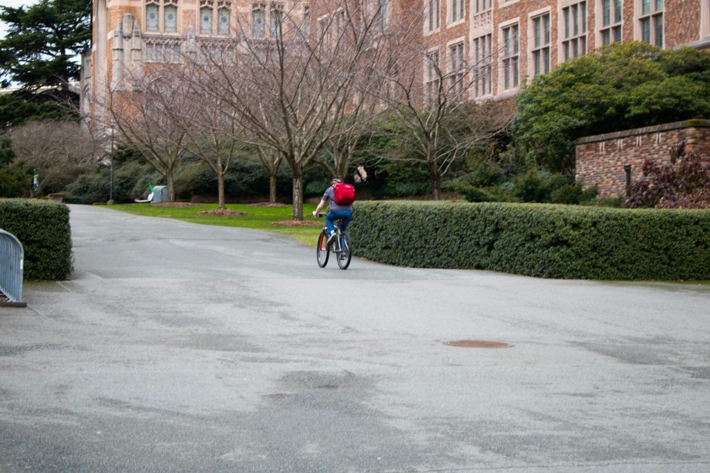 Steep Campus Roads Between Classes
