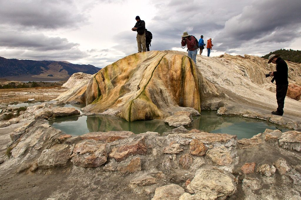 Travertine Hot Springs In California