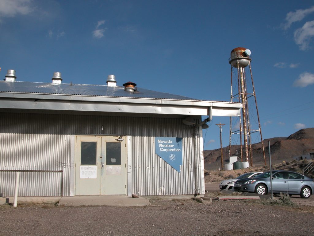 Buildings and structures at Port Gaston, Nevada Test Site.