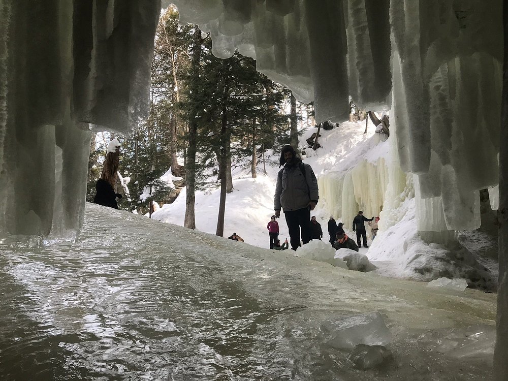 Eben Ice Caves in Michigan