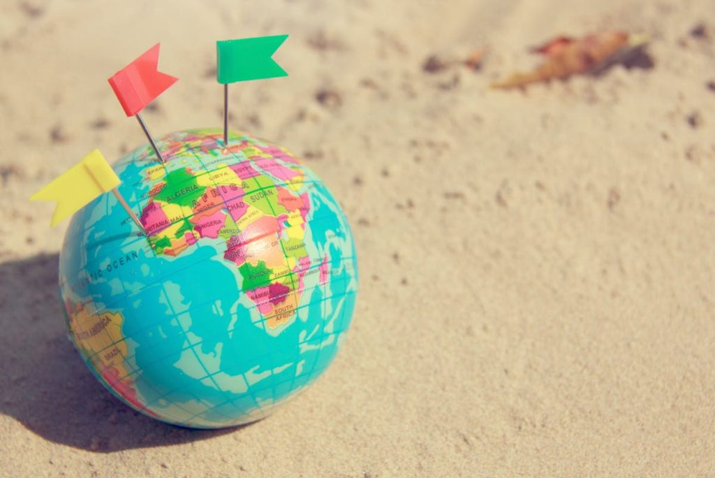 Globe on Sand